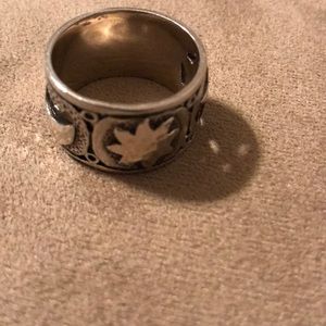 Sun, moon, star Silpada ring